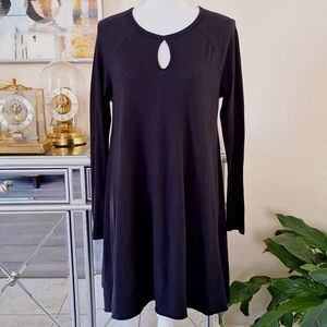 NWOT Free People Black Oversized Mini Dress S